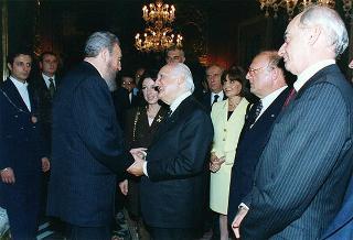 Incontro con il Presidente della Repubblica di Cuba Fidel Castro Ruz