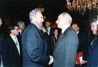 Incontro con il Presidente della Repubblica di Cuba Fidel Castro Ruz