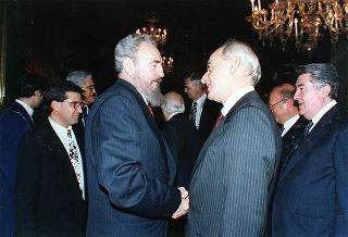 Incontro con il Presidente della Repubblica di Cuba Fidel Castro Ruz
