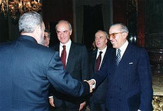 Incontro con il Presidente della Repubblica di Cuba Fidel Castro Ruz