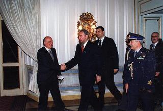 Incontro con il Presidente della Repubblica di Cuba Fidel Castro Ruz