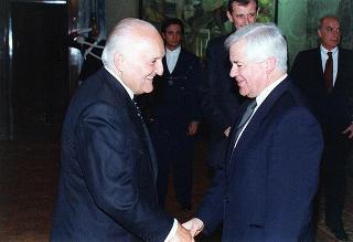 Incontro con il Presidente della Repubblica di Slovenia Milan Kucan