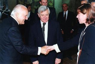 Incontro con il Presidente della Repubblica di Slovenia Milan Kucan