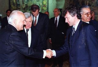 Incontro con il Presidente della Repubblica di Slovenia Milan Kucan