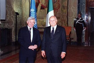 Incontro con il Presidente della Repubblica di Slovenia Milan Kucan
