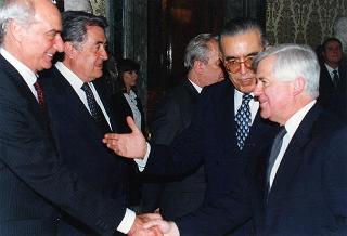 Incontro con il Presidente della Repubblica di Slovenia Milan Kucan