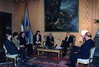 Incontro con il Presidente della Repubblica di Slovenia Milan Kucan