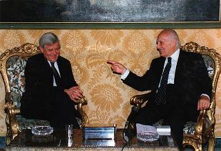 Incontro con il Presidente della Repubblica di Slovenia Milan Kucan