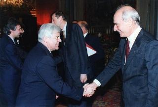 Incontro con il Presidente della Repubblica di Slovenia Milan Kucan