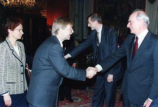 Incontro con il Presidente della Repubblica di Slovenia Milan Kucan