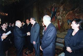 Incontro con i Capi delle Delegazioni dei Paesi partecipanti al Vertice mondiale sull'alimentazione, promosso dalla FAO