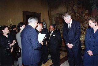 Incontro con i Capi delle Delegazioni dei Paesi partecipanti al Vertice mondiale sull'alimentazione, promosso dalla FAO