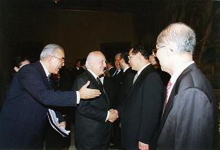 Incontro con i Capi delle Delegazioni dei Paesi partecipanti al Vertice mondiale sull'alimentazione, promosso dalla FAO