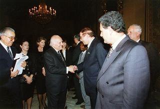 Incontro con i Capi delle Delegazioni dei Paesi partecipanti al Vertice mondiale sull'alimentazione, promosso dalla FAO