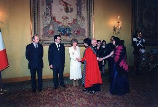 Ricevimento in onore dei partecipanti al Vertice della FAO