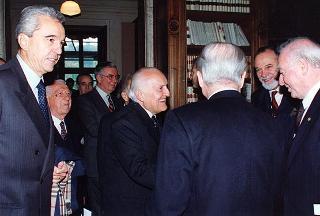 Roma, Palazzo Corsini, Accademia Nazionale dei Lincei: intervento del Presidente della Repubblica alla cerimonia di consegna dei Premi Balzan 1996