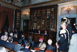 Roma, Palazzo Corsini, Accademia Nazionale dei Lincei: intervento del Presidente della Repubblica alla cerimonia di consegna dei Premi Balzan 1996