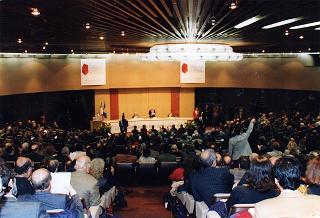 Roma, Auditorium della tecnica: intervento del Presidente della Repubblica alla cerimonia celebrativa del 70° anniversario di fondazione dell'Istituto nazionale di statistica