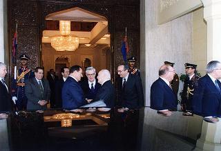 Visita del Presidente della Repubblica nella Repubblica Araba d'Egitto