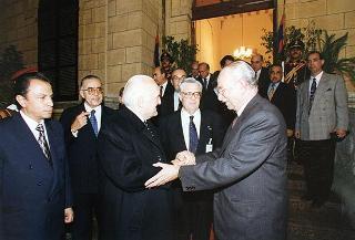 Visita del Presidente della Repubblica nella Repubblica Araba d'Egitto