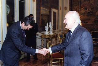 Augusto Bocchini, presidente della Confederazione generale dell'agricoltura italiana, con la Giunta esecutiva della Confagricoltura