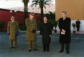 Roma, Scuola del Genio, Città Militare della Cecchignola: intervento del Presidente della Repubblica alla cerimonia in onore dei Caduti e del personale impegnato nell'attività di sminamento e di bonifica da ordigni esplosivi, nella ricorrenza di S. Barbara e del giuramento degli allievi del 165° Corso ABC del Genio