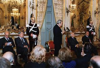 Amb. Andrea Cagiati, presidente del Centro italiani di studi per la conciliazione internazionale, ed i soci del Centro