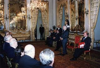 Amb. Andrea Cagiati, presidente del Centro italiani di studi per la conciliazione internazionale, ed i soci del Centro