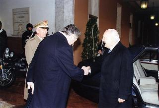 Roma, Caserma di Sanfront: visita del Presidente della Repubblica al Comando del Reggimento Corazzieri Caserma "Alessandro Negri di Sanfront"