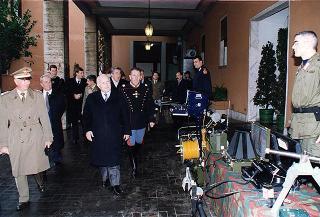 Roma, Caserma di Sanfront: visita del Presidente della Repubblica al Comando del Reggimento Corazzieri Caserma "Alessandro Negri di Sanfront"