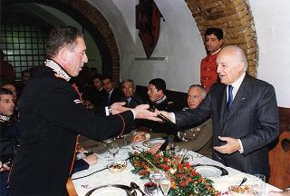 Roma, Caserma di Sanfront: visita del Presidente della Repubblica al Comando del Reggimento Corazzieri Caserma "Alessandro Negri di Sanfront"
