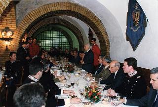 Roma, Caserma di Sanfront: visita del Presidente della Repubblica al Comando del Reggimento Corazzieri Caserma "Alessandro Negri di Sanfront"