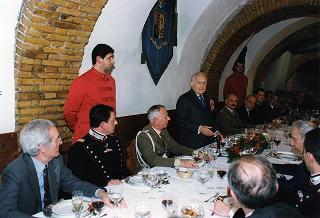 Roma, Caserma di Sanfront: visita del Presidente della Repubblica al Comando del Reggimento Corazzieri Caserma "Alessandro Negri di Sanfront"