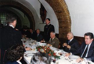 Roma, Caserma di Sanfront: visita del Presidente della Repubblica al Comando del Reggimento Corazzieri Caserma "Alessandro Negri di Sanfront"