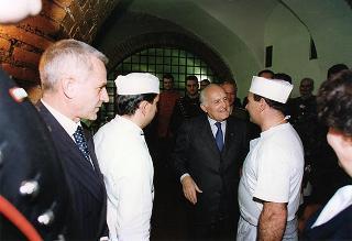 Roma, Caserma di Sanfront: visita del Presidente della Repubblica al Comando del Reggimento Corazzieri Caserma "Alessandro Negri di Sanfront"