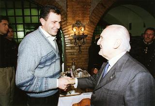 Roma, Caserma di Sanfront: visita del Presidente della Repubblica al Comando del Reggimento Corazzieri Caserma "Alessandro Negri di Sanfront"
