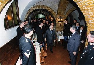 Roma, Caserma di Sanfront: visita del Presidente della Repubblica al Comando del Reggimento Corazzieri Caserma "Alessandro Negri di Sanfront"