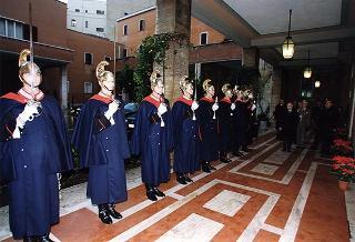 Roma, Caserma di Sanfront: visita del Presidente della Repubblica al Comando del Reggimento Corazzieri Caserma "Alessandro Negri di Sanfront"