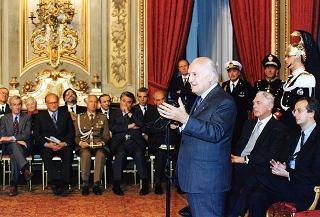 Intervento del Presidente della Repubblica Scalfaro alla cerimonia di conferimento dei "Premi nazionali per la traduzione" 1994, 1995 e 1996