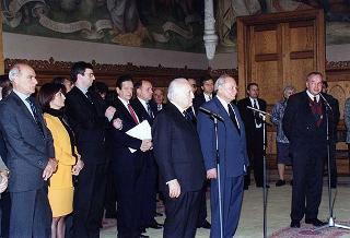 Visita di Stato del Presidente della Repubblica Scalfaro in Ungheria