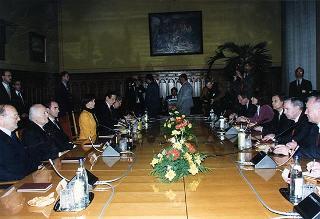 Visita di Stato del Presidente della Repubblica Scalfaro in Ungheria