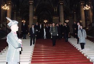 Visita di Stato del Presidente della Repubblica Scalfaro in Ungheria