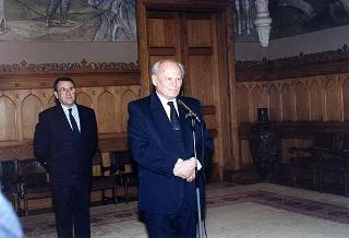 Visita di Stato del Presidente della Repubblica Scalfaro in Ungheria