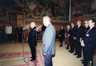 Visita di Stato del Presidente della Repubblica Scalfaro in Ungheria
