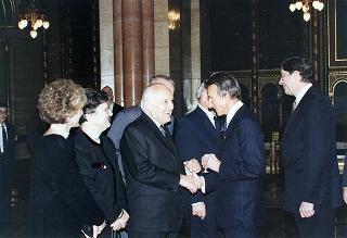 Visita di Stato del Presidente della Repubblica Scalfaro in Ungheria