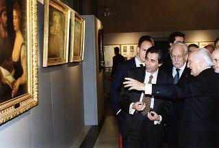Roma, Museo del Risorgimento: intervento del Presidente della Repubblica, unitamente a S.A.S. il Principe Ranieri III, all'inaugurazione della Mostra internazionale &quot;Il Principato di Monaco: 700 anni di storia&quot;