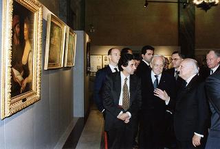 Roma, Museo del Risorgimento: intervento del Presidente della Repubblica, unitamente a S.A.S. il Principe Ranieri III, all'inaugurazione della Mostra internazionale &quot;Il Principato di Monaco: 700 anni di storia&quot;