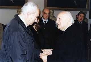 Roma, Campidoglio, Sala della Protomoteca: intervento del Presidente della Repubblica alle onoranze funebri per la morte di Marcello Mastroianni
