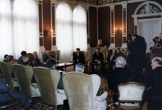 Visita di stato del Presidente della Repubblica Oscar Luigi Scalfaro in Bosnia-Erzegovina, per un incontro a Sarajevo con il Presidente Alija Izetbegovi e con il Contingente italiano dell'IFOR