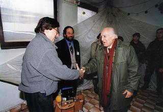 Visita di stato del Presidente della Repubblica Oscar Luigi Scalfaro in Bosnia-Erzegovina, per un incontro a Sarajevo con il Presidente Alija Izetbegovi e con il Contingente italiano dell'IFOR